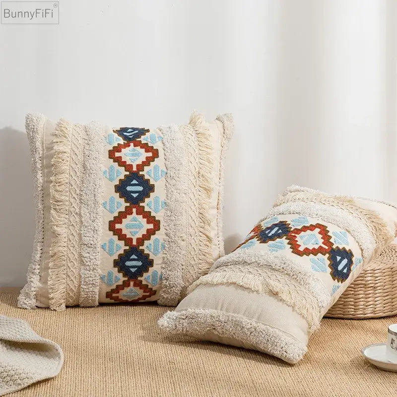 Velvet Ethnic Cushion Cover