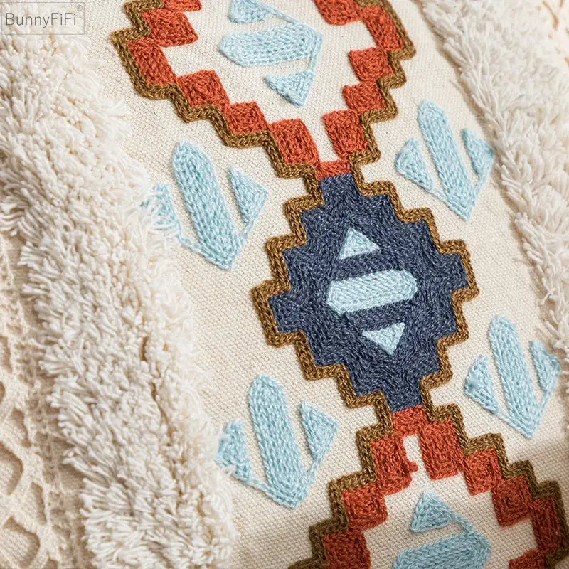 Velvet Ethnic Cushion Cover