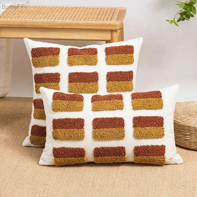 Circle Stripe Cushion Cover