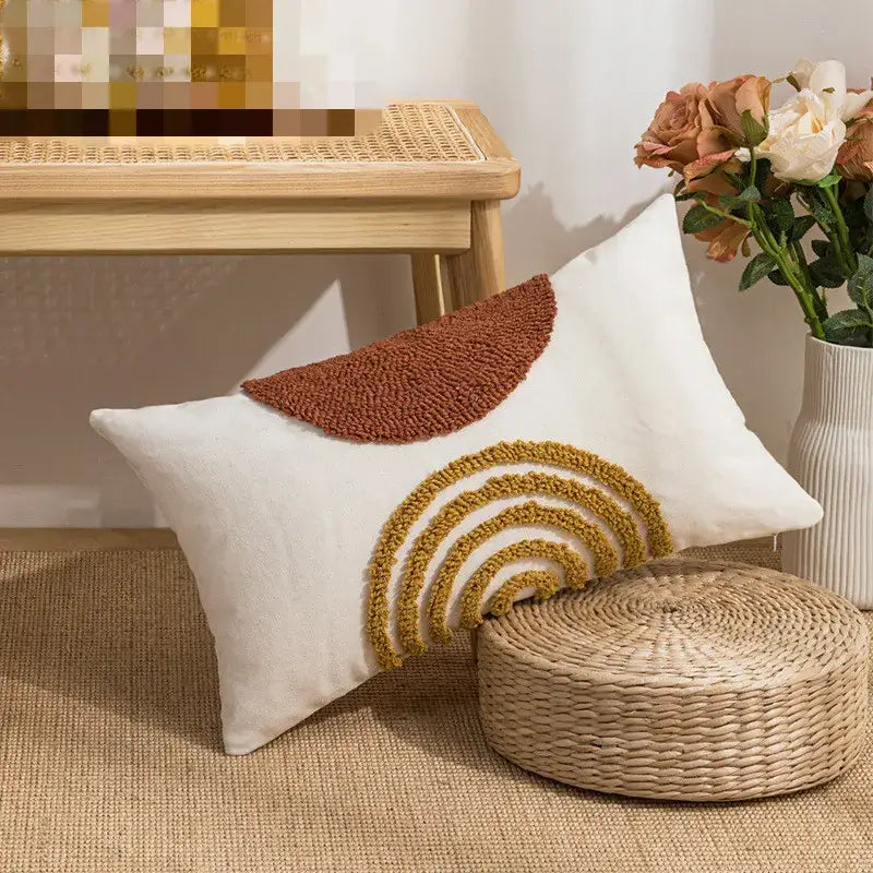 Circle Stripe Cushion Cover