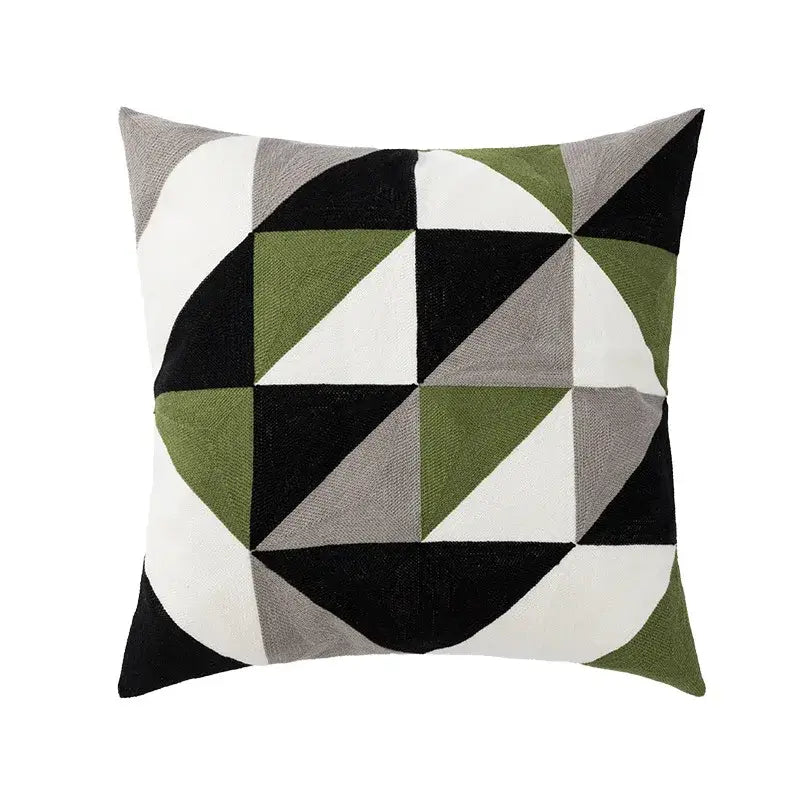 Black Grey Cushion Cover