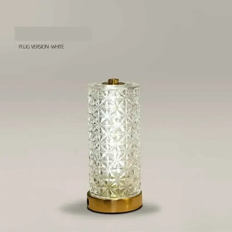 Crystal Glass Table Lamp