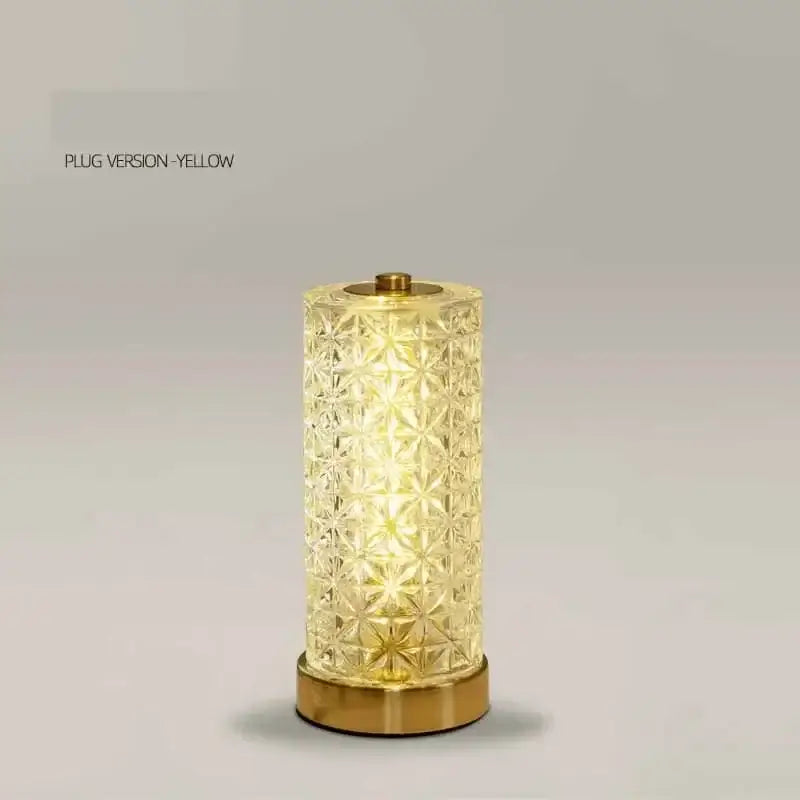 Crystal Glass Table Lamp