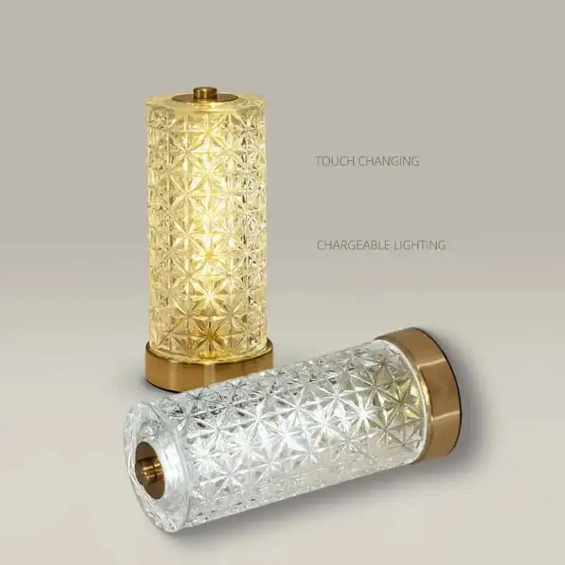 Crystal Glass Table Lamp