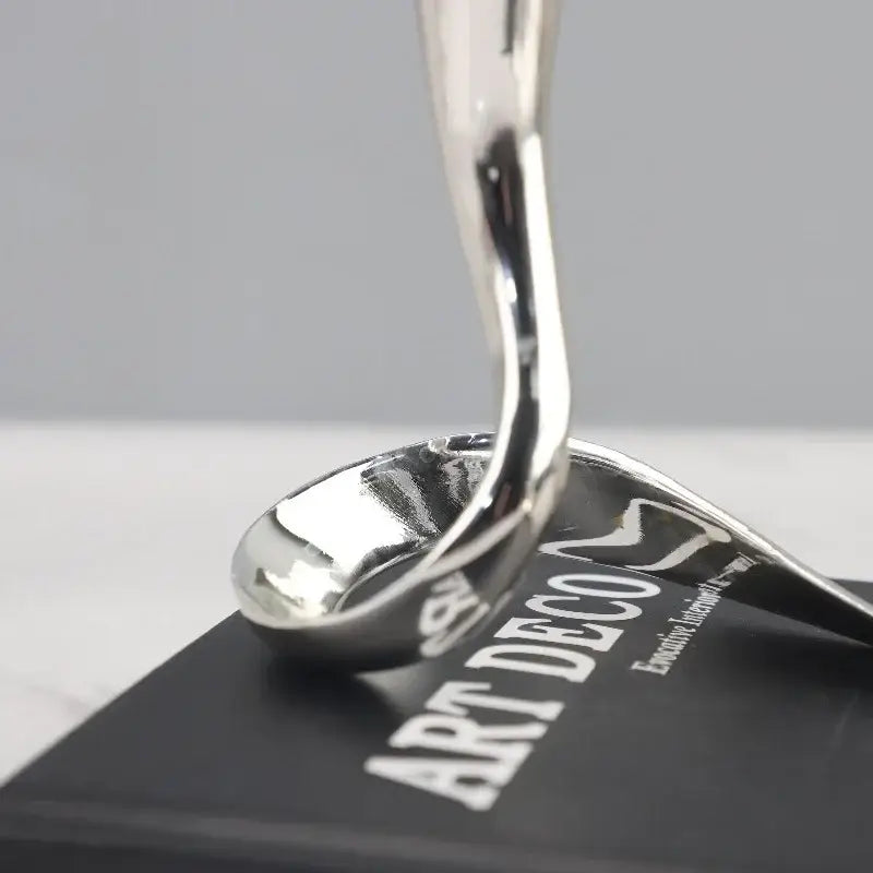 Gold Silver Geometric Candlestick