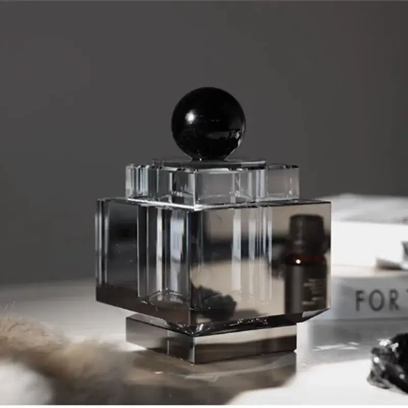 Crystal Geometric Storage Jar