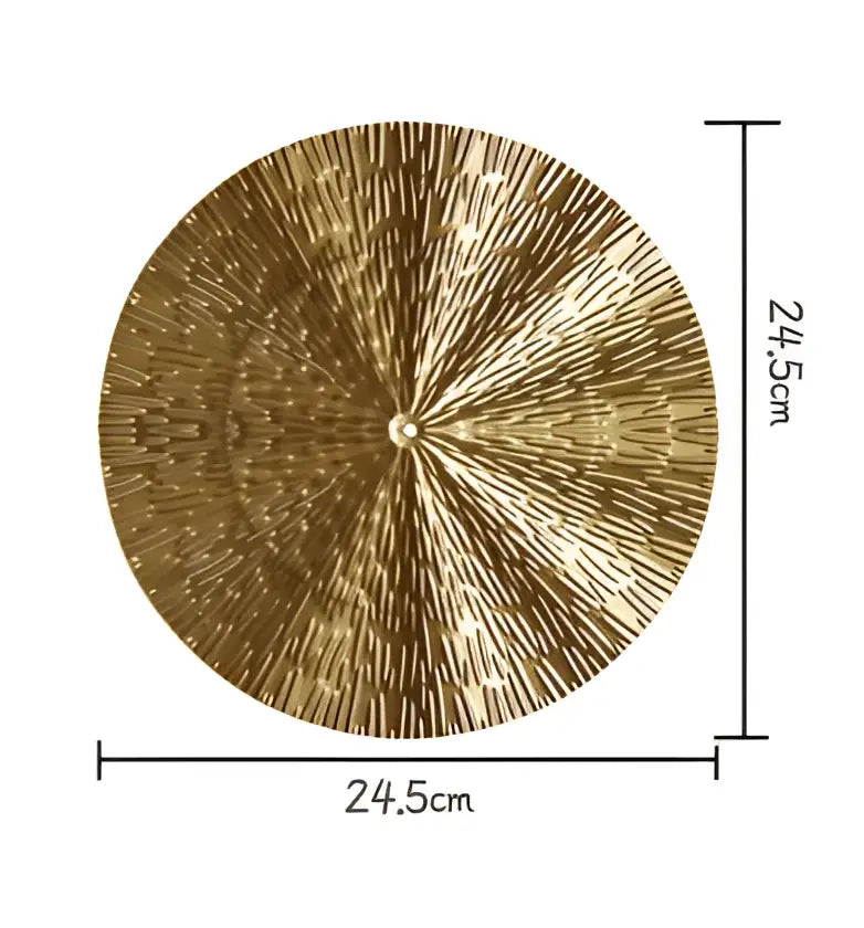Golden Metal Wall Art Set