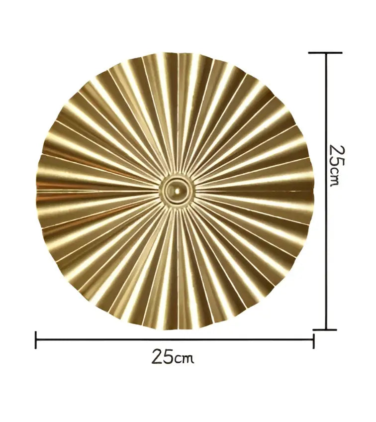 Golden Metal Wall Art Set