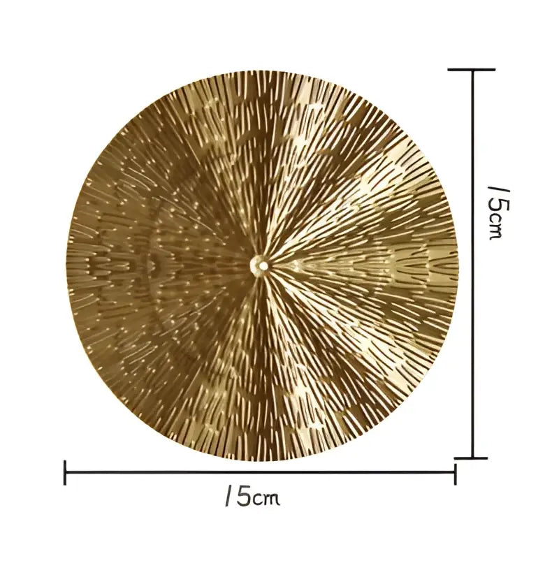 Golden Metal Wall Art Set