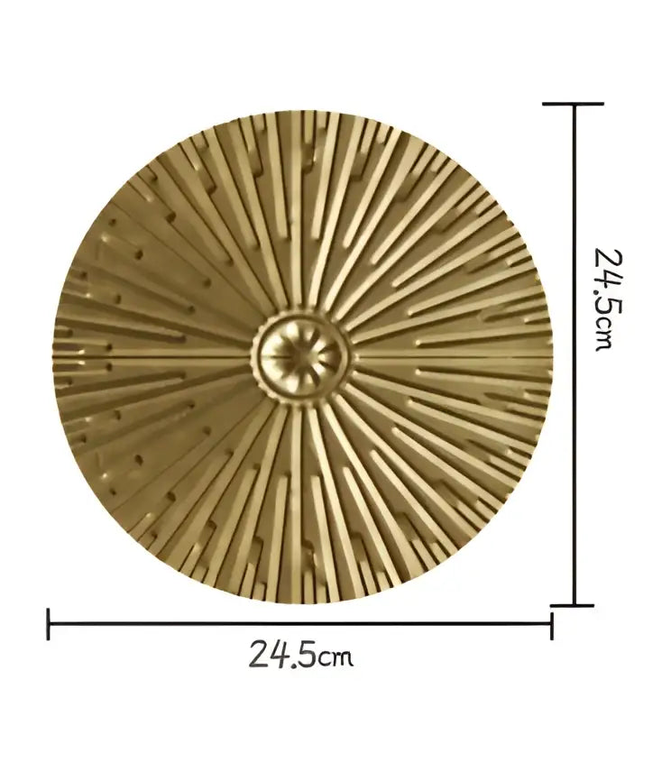 Golden Metal Wall Art Set