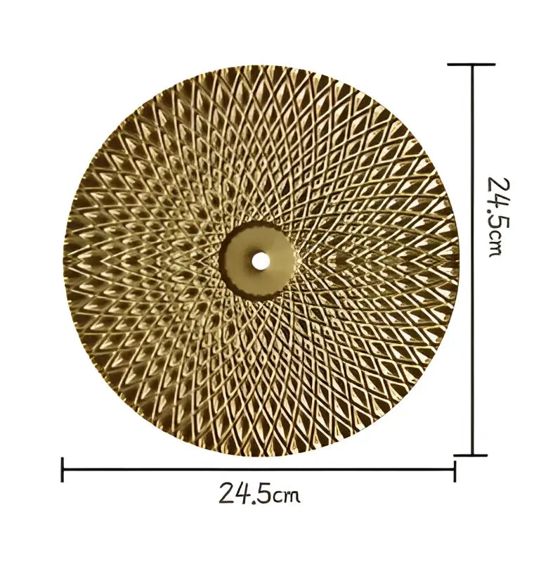 Golden Metal Wall Art Set