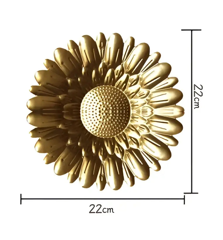 Golden Metal Wall Art Set