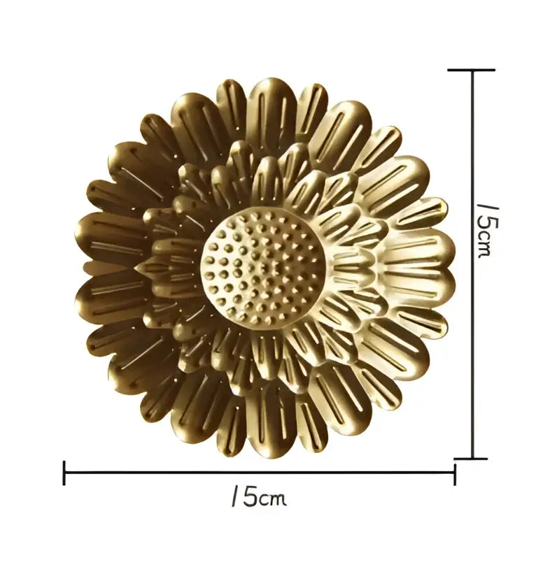 Golden Metal Wall Art Set