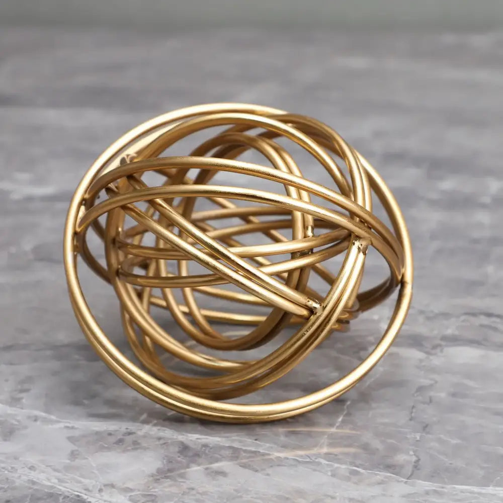 Golden Thread Metal Spheres