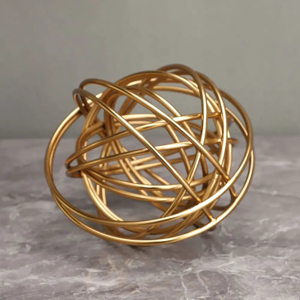 Golden Thread Metal Spheres