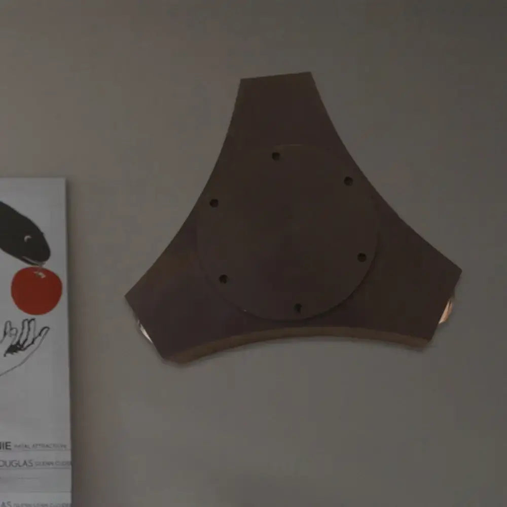 Bronze Geometric Wall Sconce