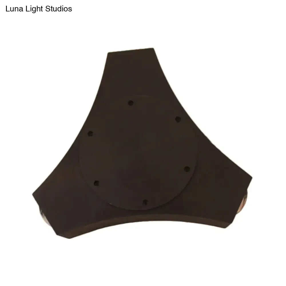 Bronze Geometric Wall Sconce