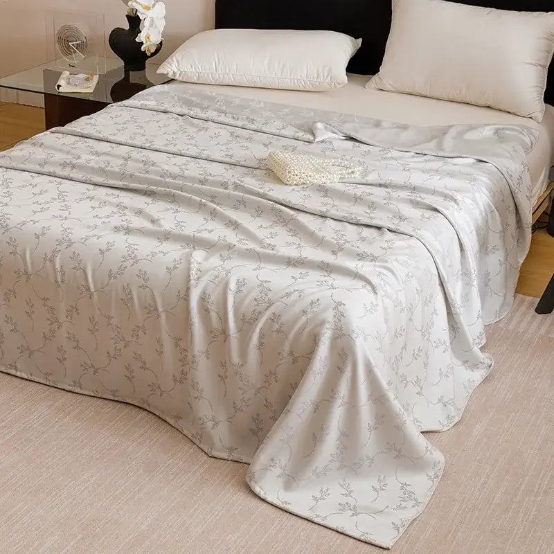 Pink Bamboo Summer Blanket