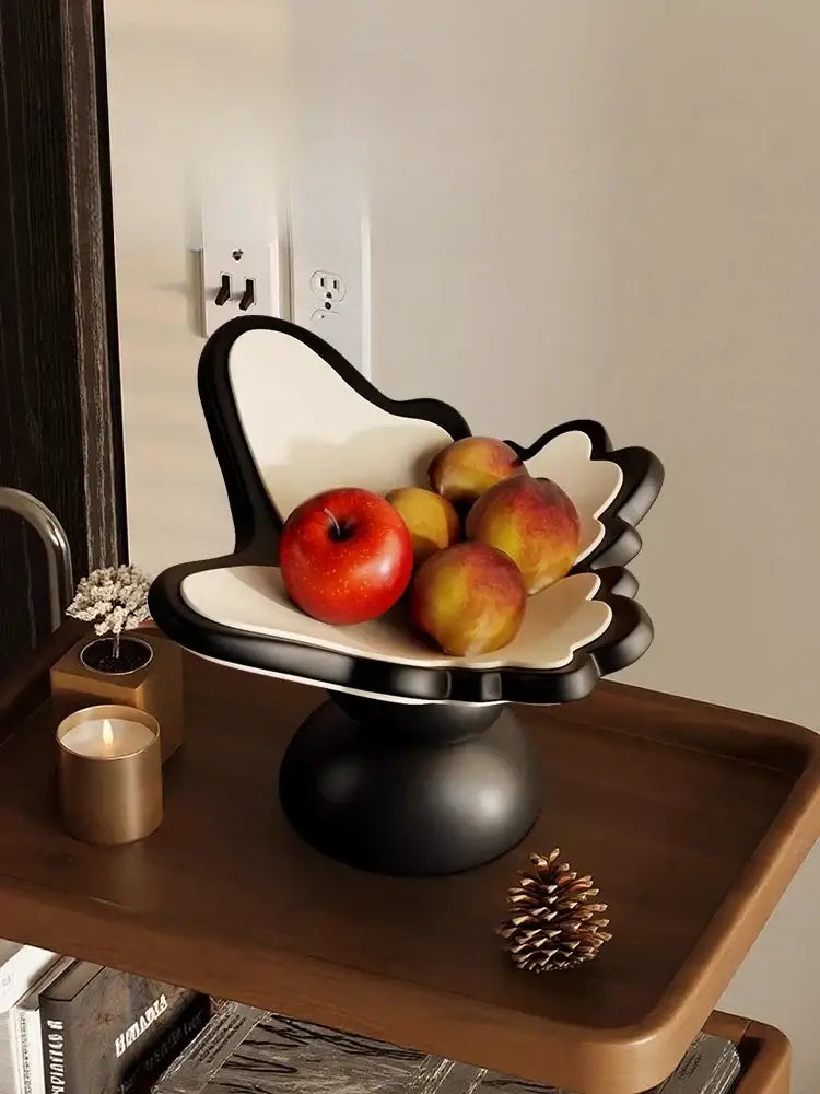 Black Resin Butterfly Tray