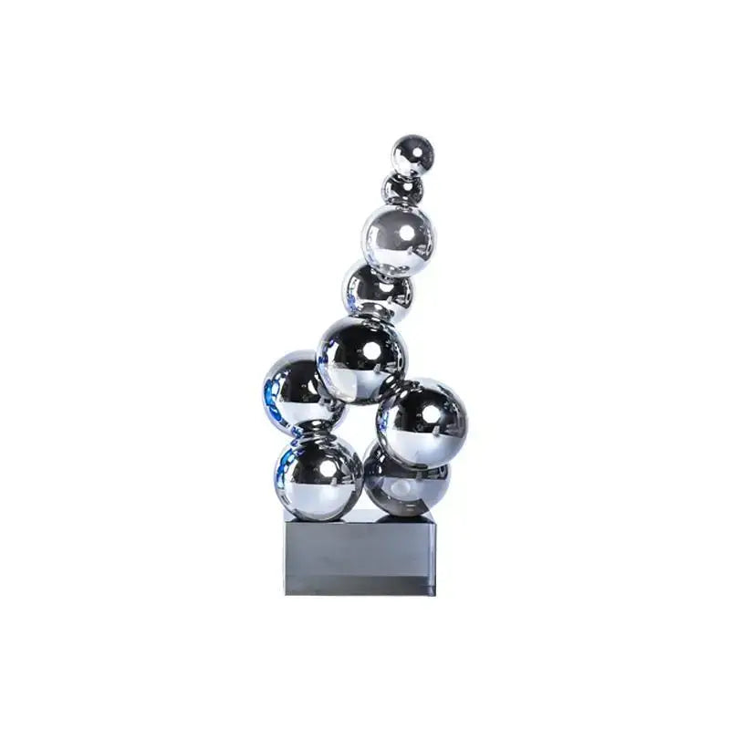 Silver Blue Crystal Ball
