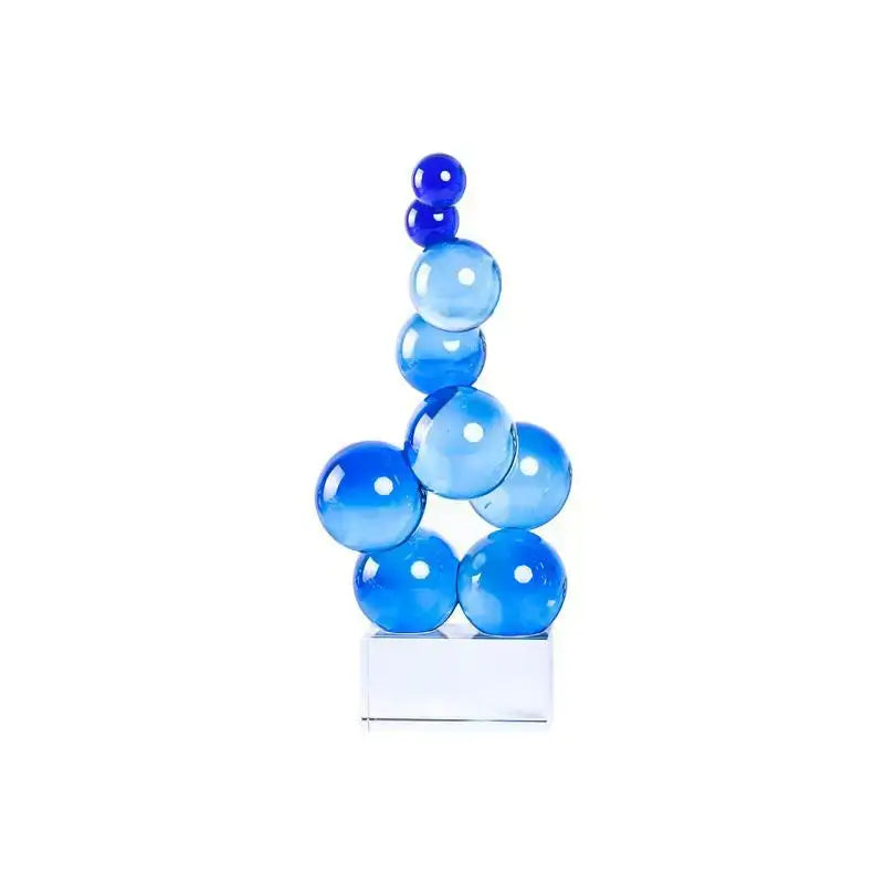 Silver Blue Crystal Ball