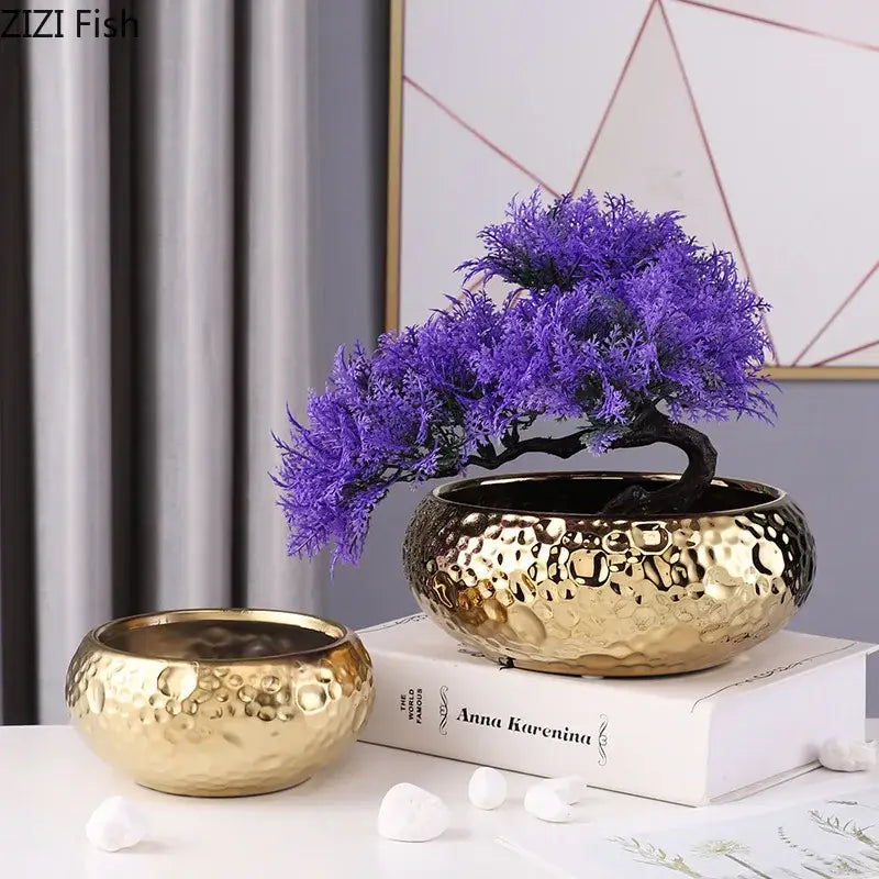 Stacked Ceramic Vase Trio