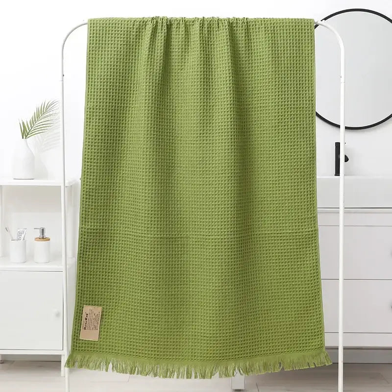 Multi Colored Waffle Towel