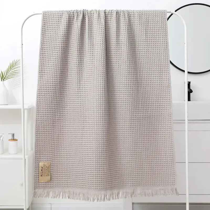 Multi Colored Waffle Towel