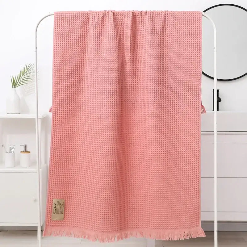 Multi Colored Waffle Towel
