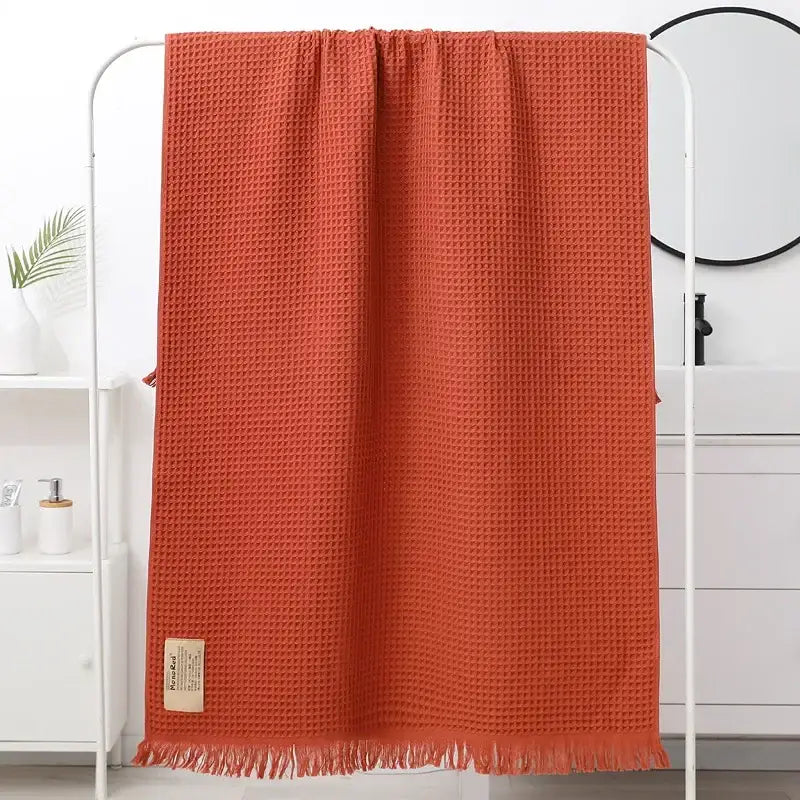Multi Colored Waffle Towel