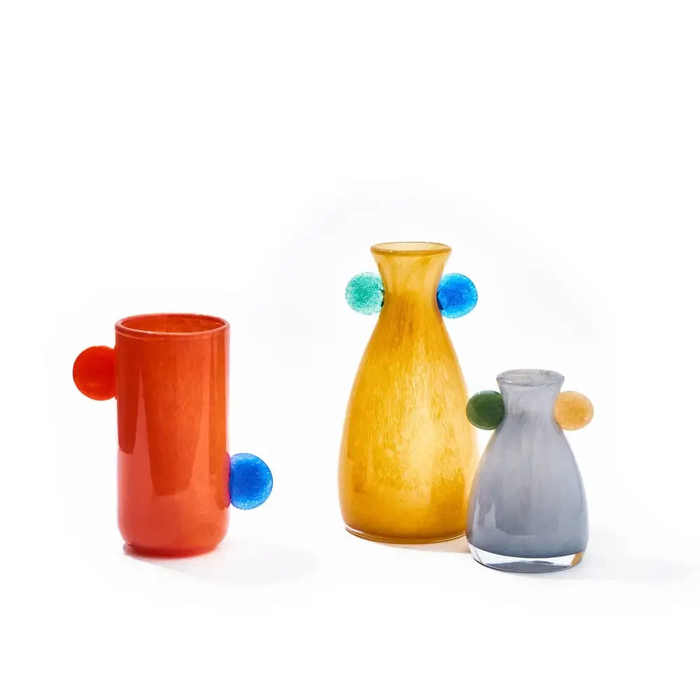 Terracotta Blue Ceramic Vase