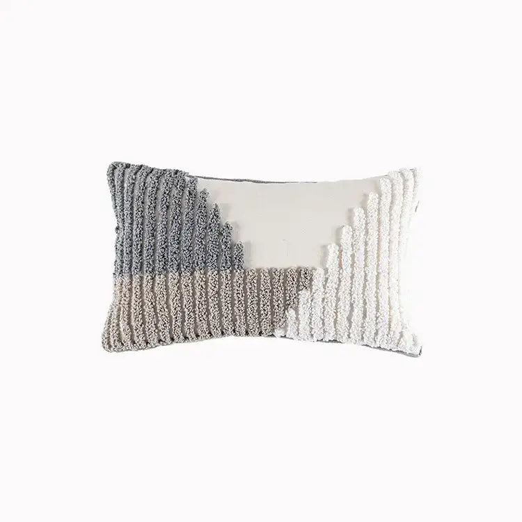 Beige Cream Tassel Cushion Cover