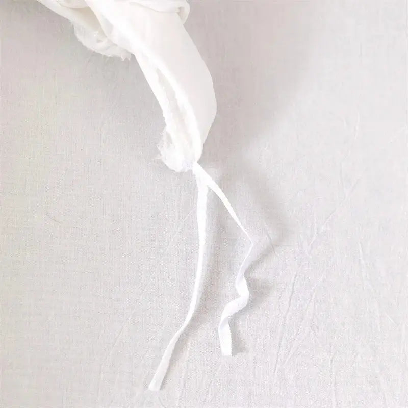 White Quilted Duvet Cover