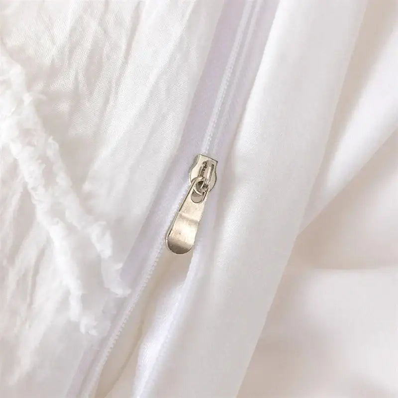 White Quilted Duvet Cover