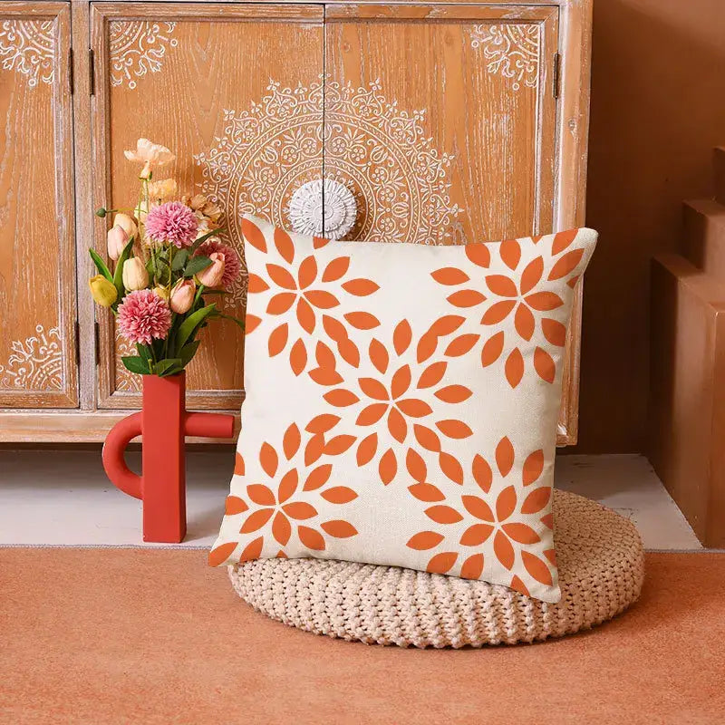 Yellow Linen Pillow Cover Set