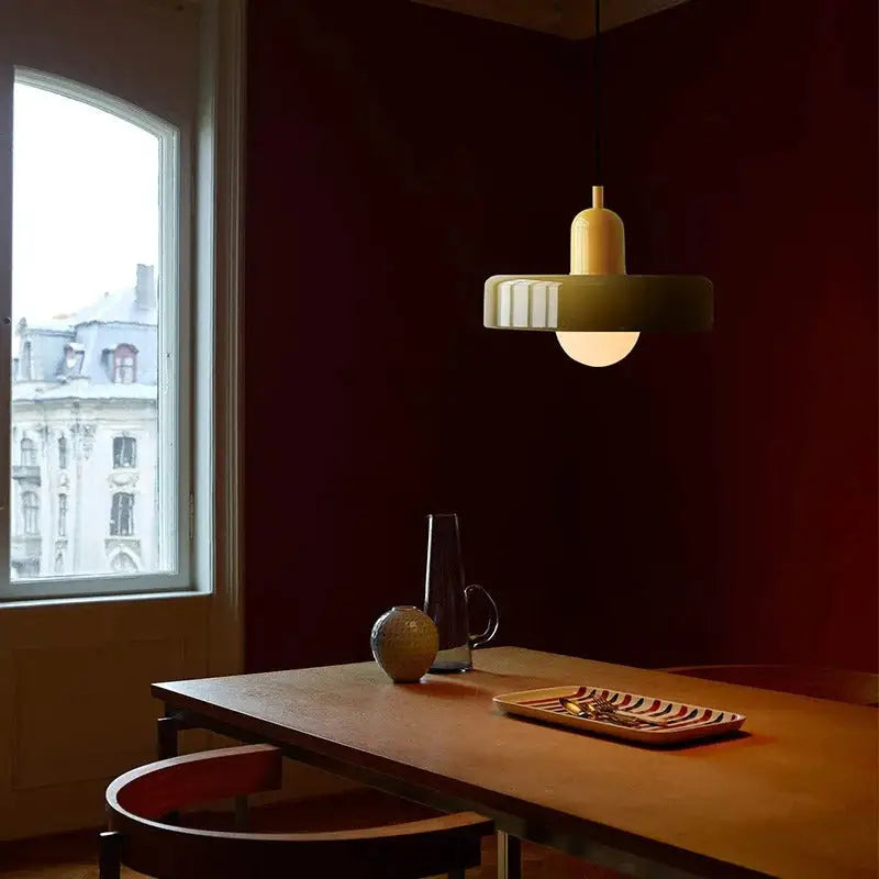 Green Glass Pendant Light