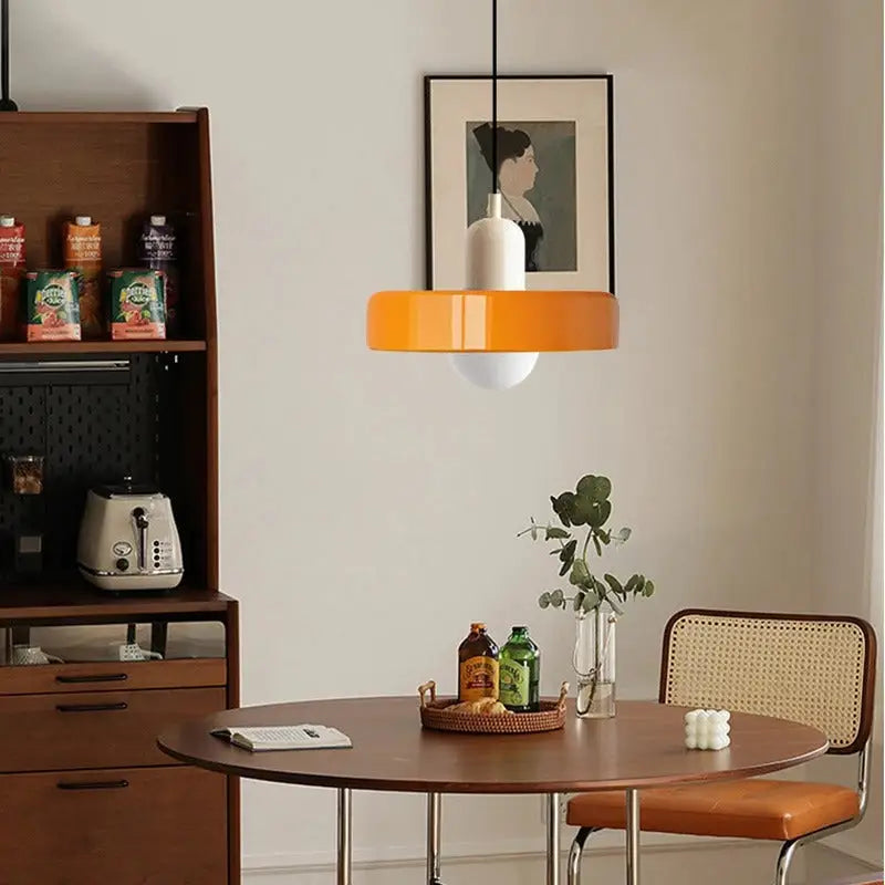Green Glass Pendant Light