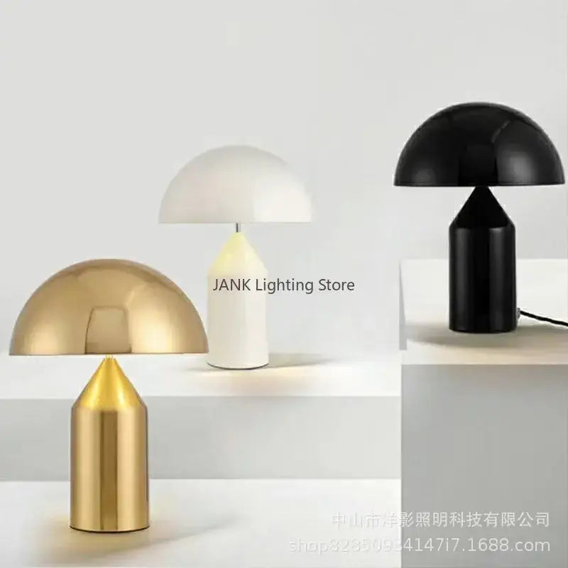 Black Gold Mushroom Lamp