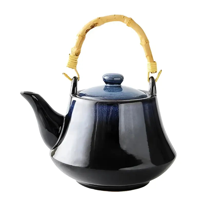 Blue Ceramic Tea Set