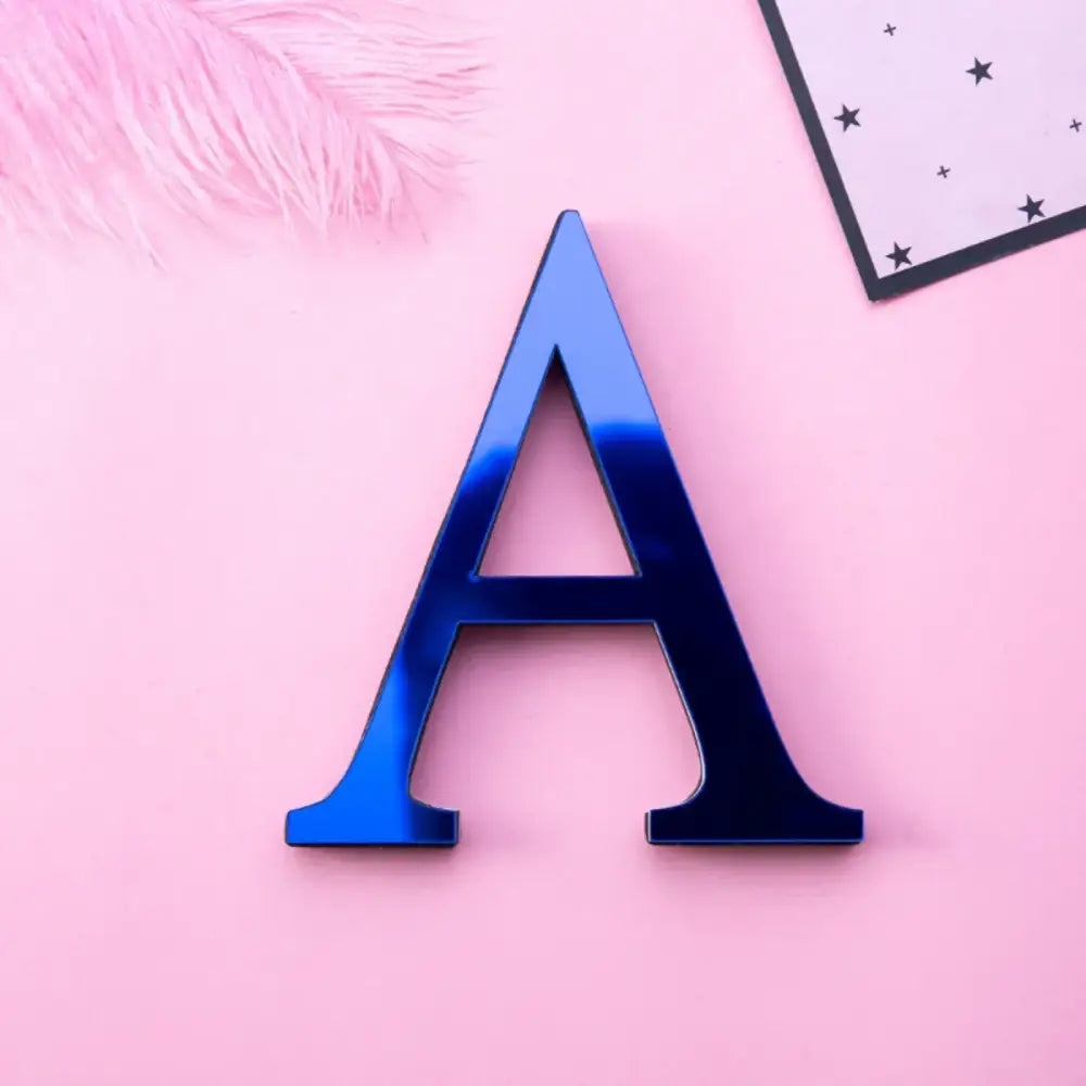 Gold Mirror Wall Letters