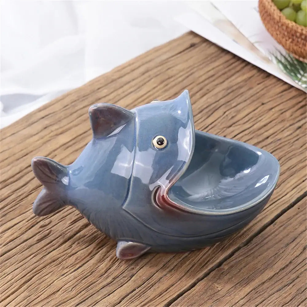Green Ceramic Animal Canister
