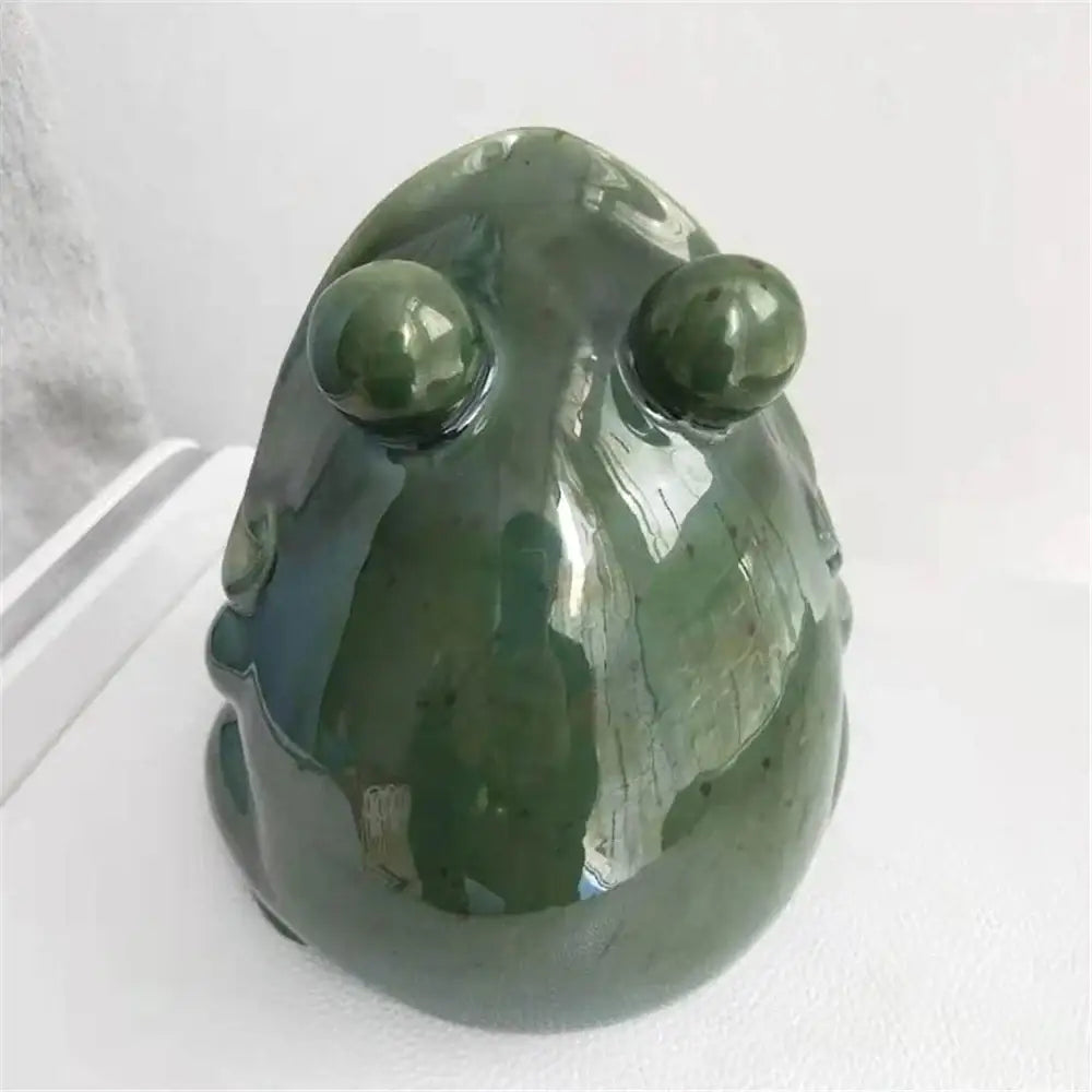 Green Ceramic Animal Canister