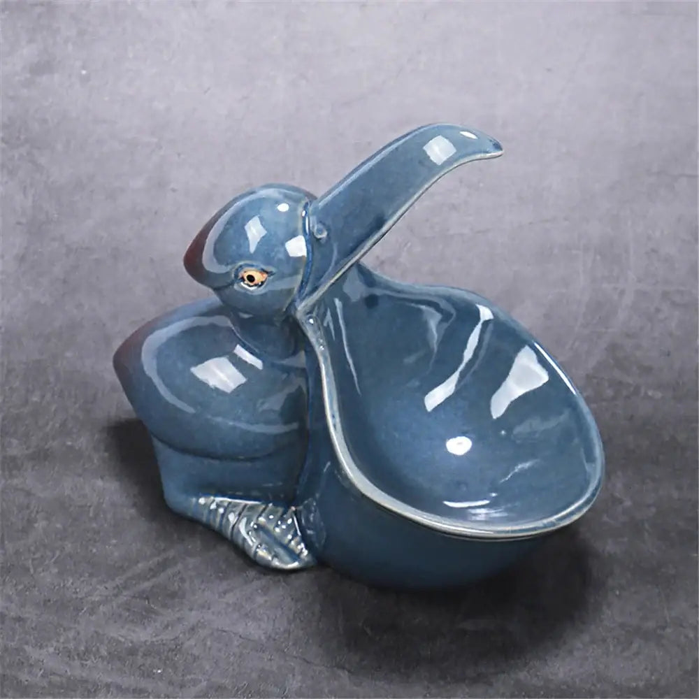 Green Ceramic Animal Canister