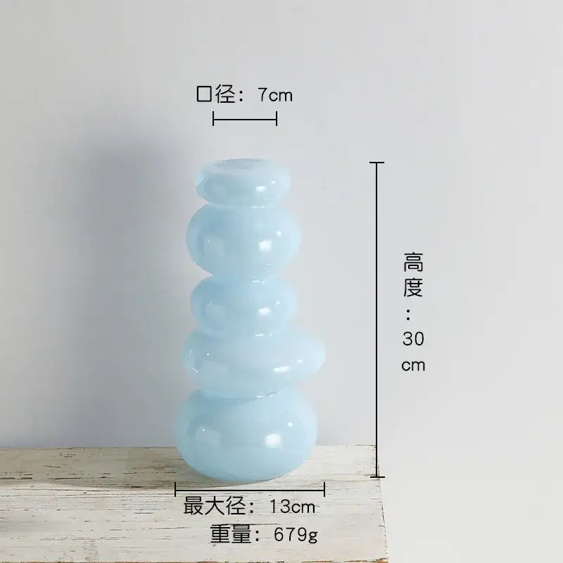Pink Pebble Stack Vase
