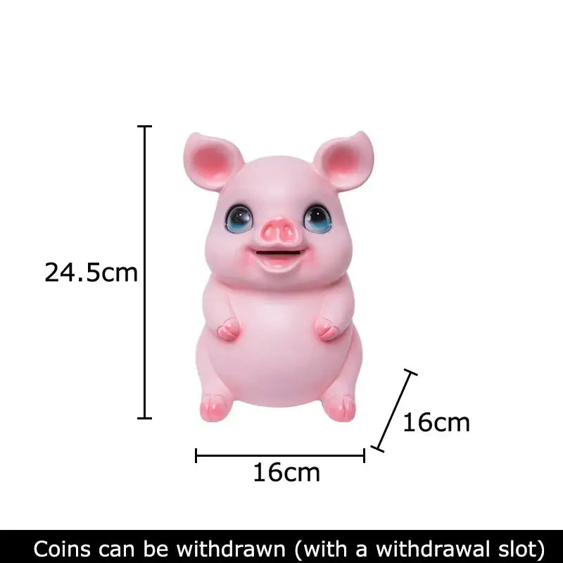 Pink Piggy Bank Sculpture