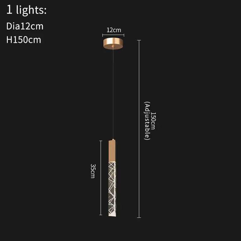 Gold Crystal 40-Light Living Room Staircase Chandelier