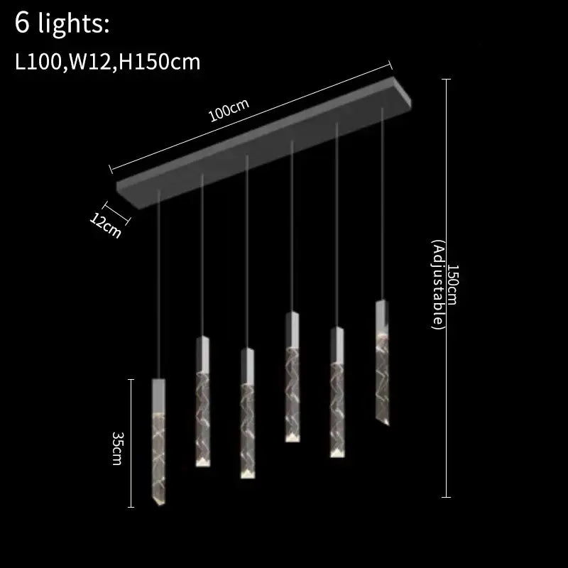 Gold Crystal 40-Light Living Room Staircase Chandelier