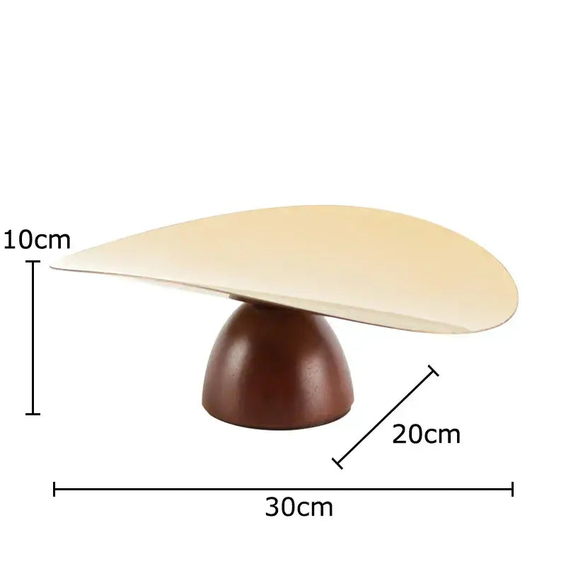 Gold Wood Cake Stand Set