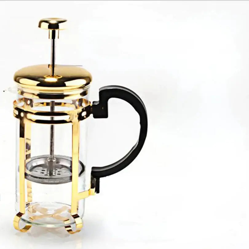 Gold Silver French Press