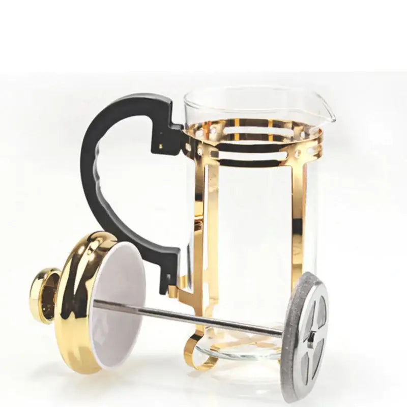 Gold Silver French Press